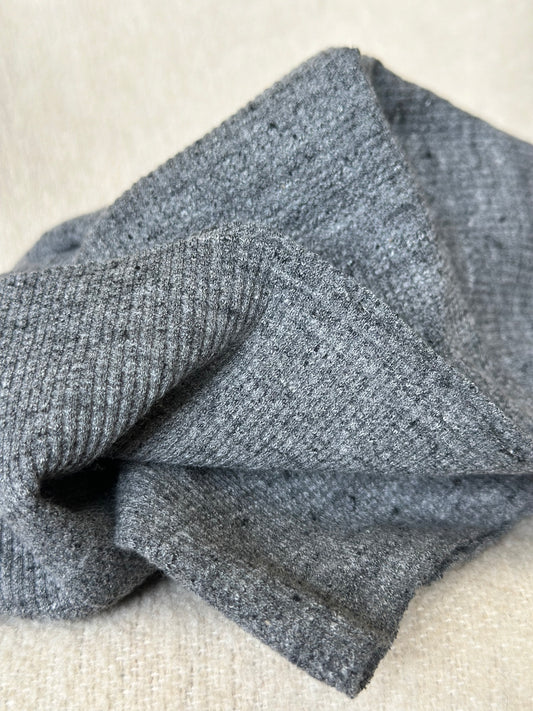 Flecked Gray Thermal Waffle