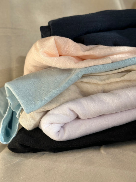 Natural Linen Spandex Jersey Knit