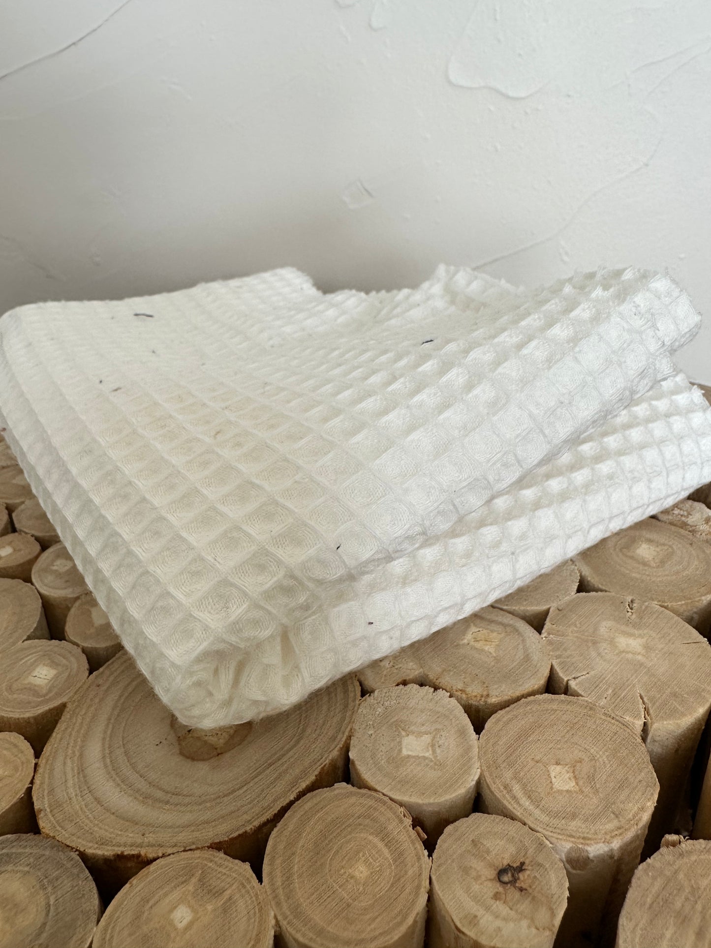 Woven 100% Cotton Waffle Toweling