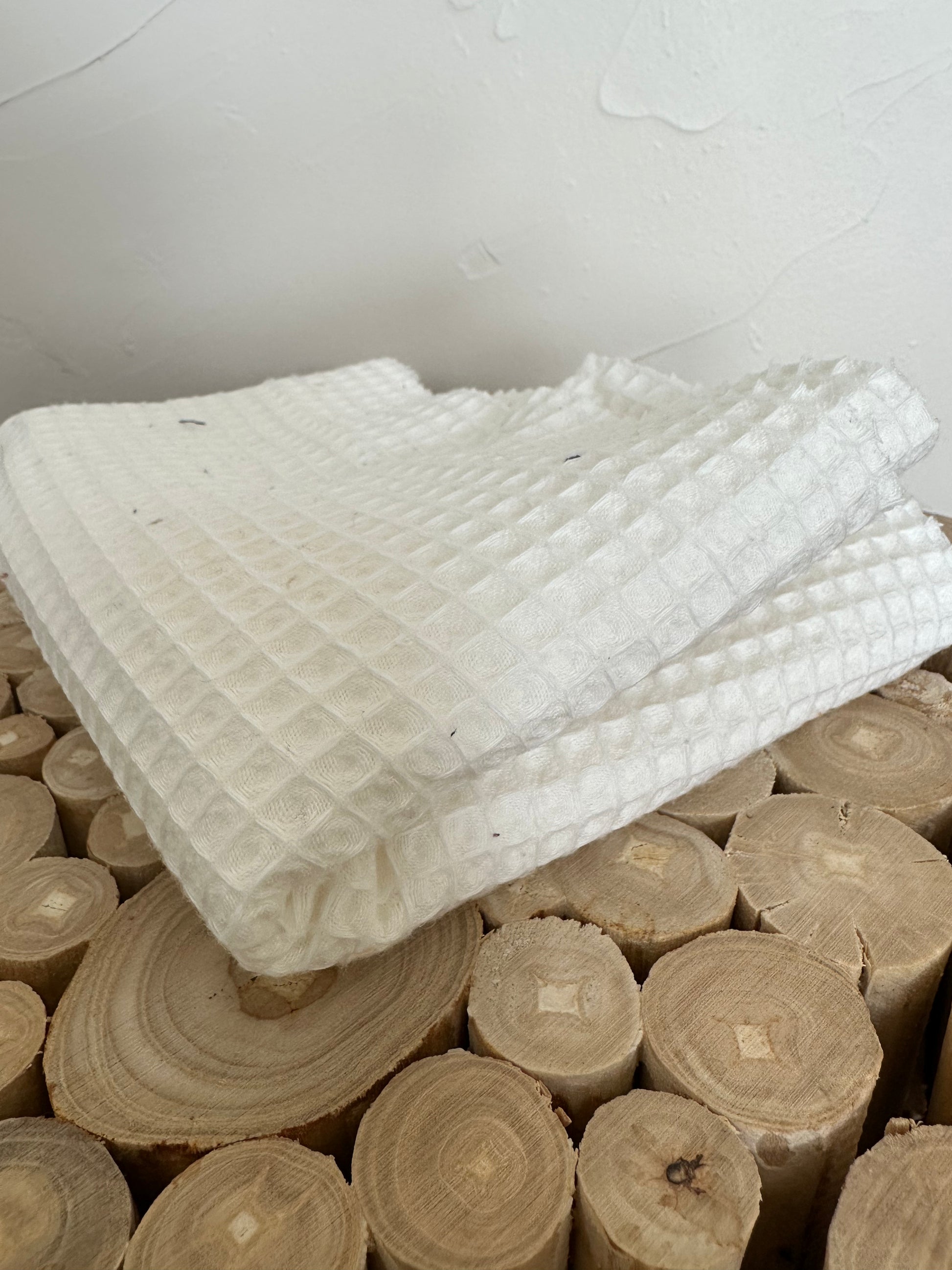 Big Waffle Kitchen and Wash Cloth • Stone • Sustainable – Birka Scandinavian