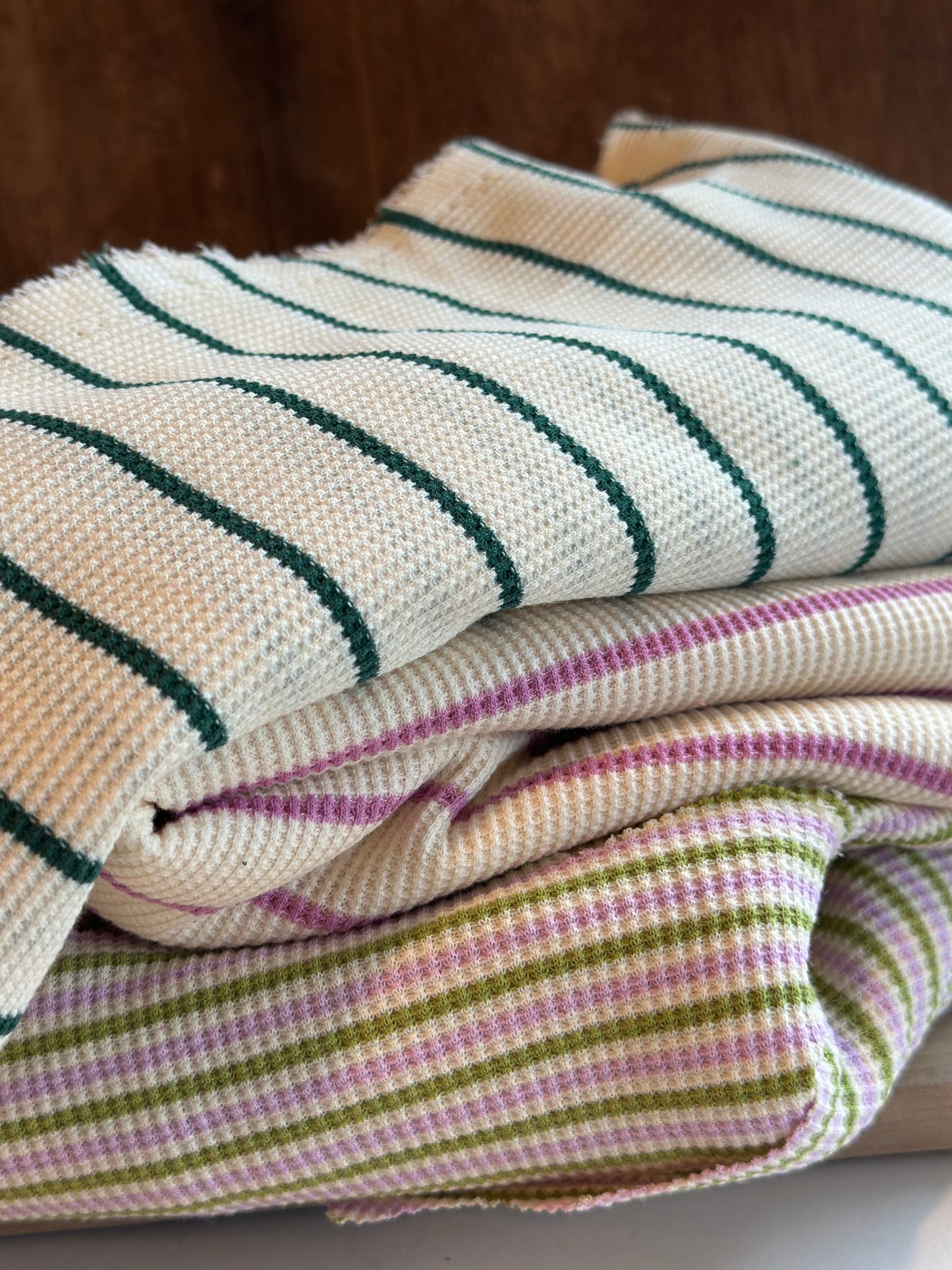 Cotton Spandex Thermal Knit