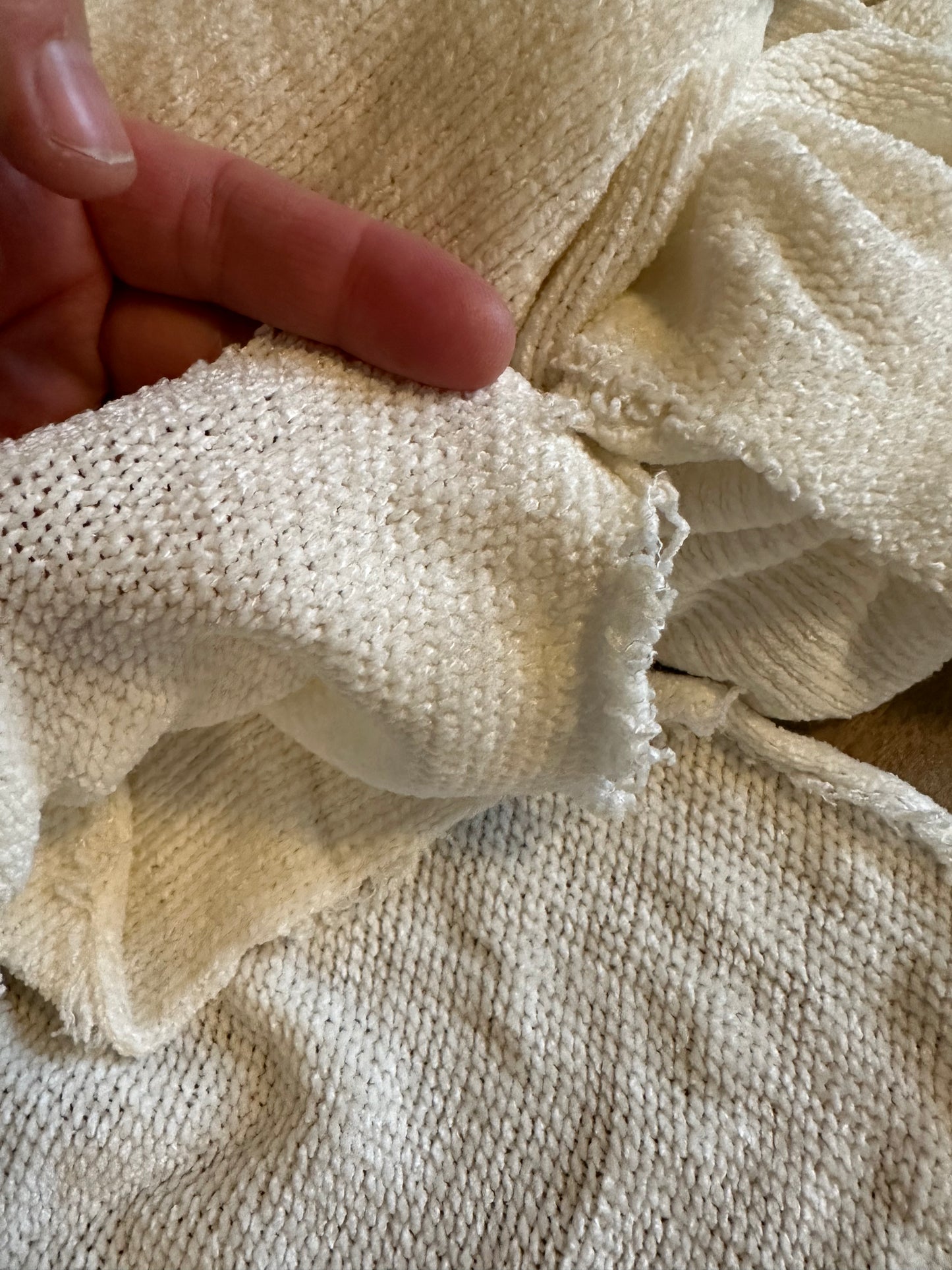 Cotton Chenille Sweater Fabric