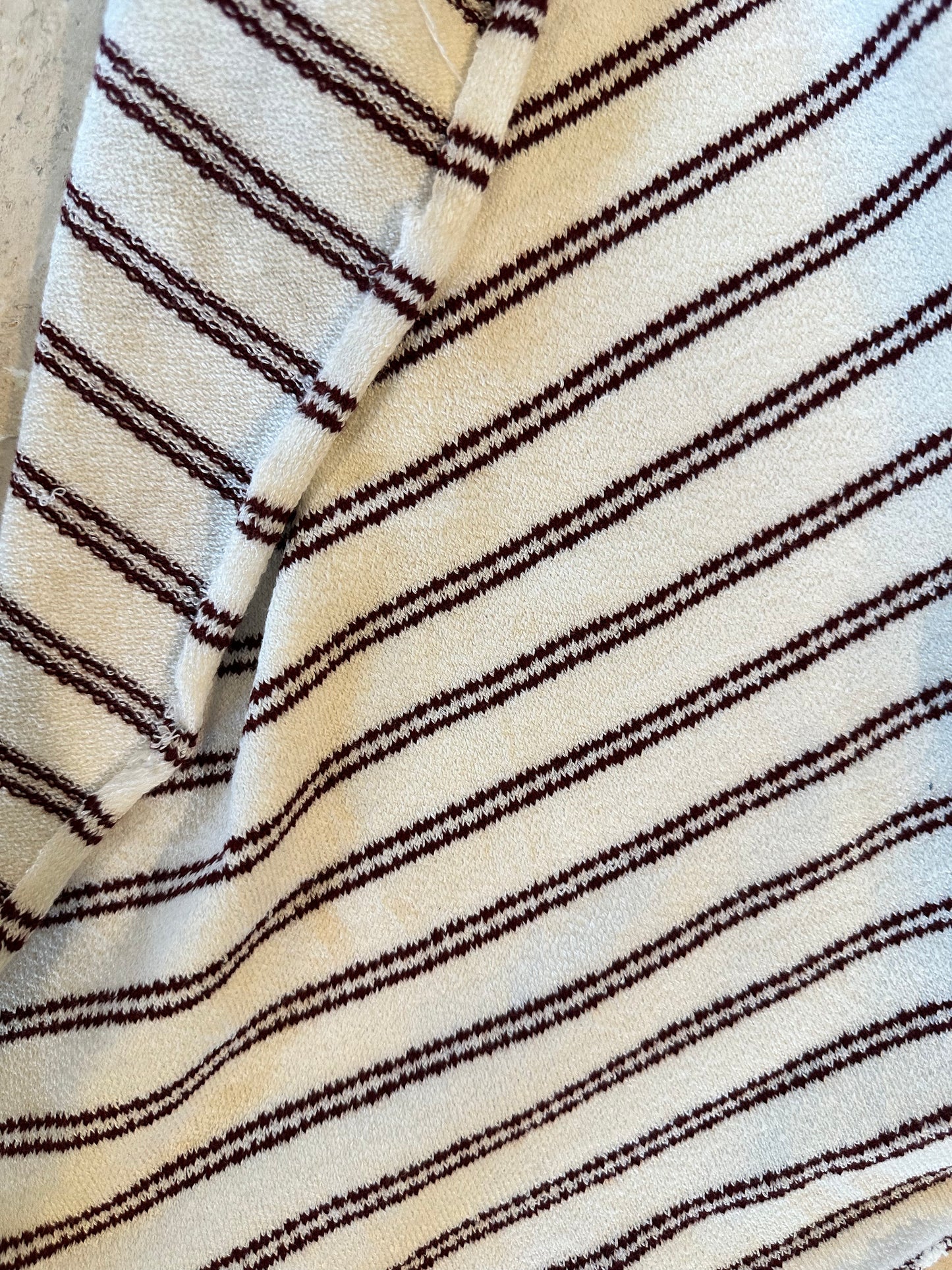 Vintage Varsity Stripe Loop Terry
