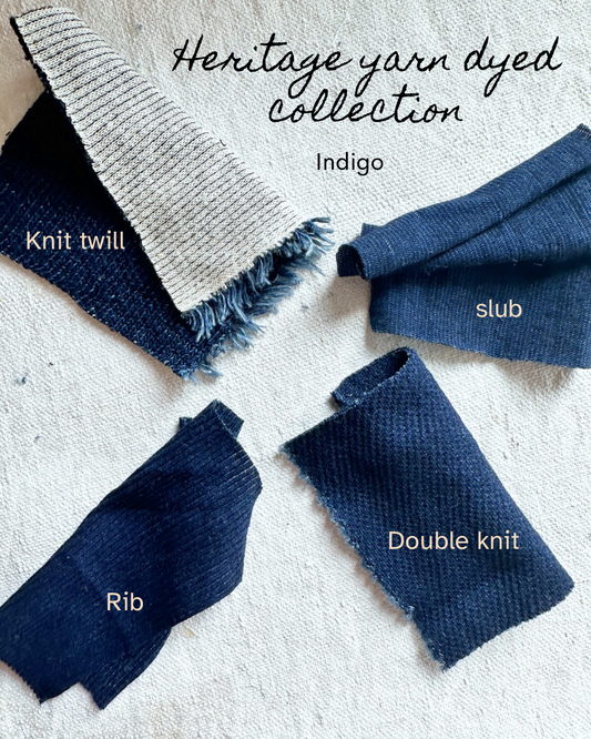 Heritage INDIGO Cotton Double Knit