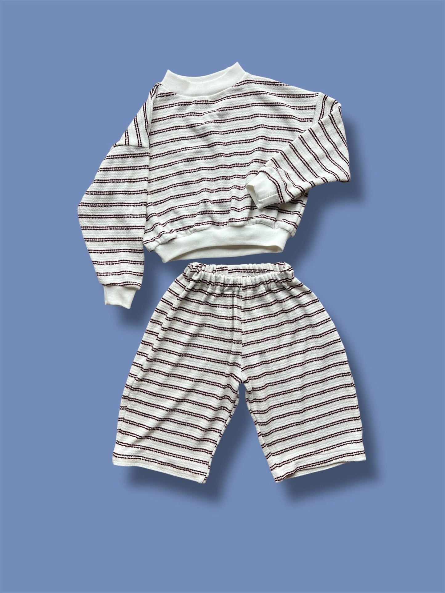 Vintage Varsity Stripe Loop Terry