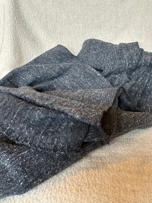 Brushed Fleece in Charcoal Heather