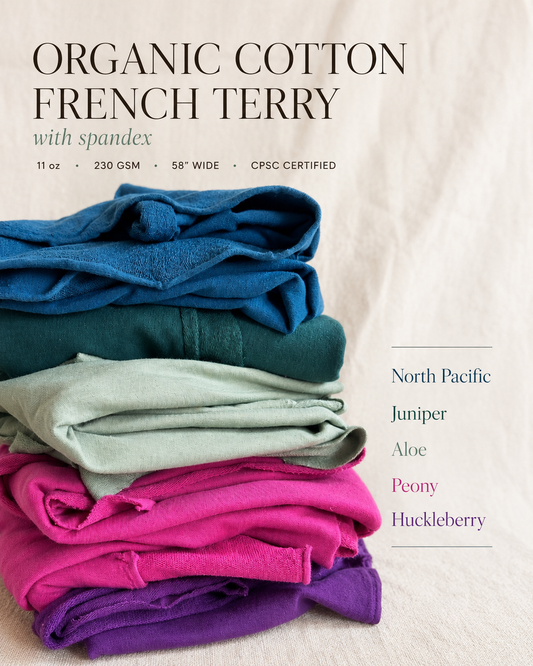 Organic Cotton/Spandex French Terry