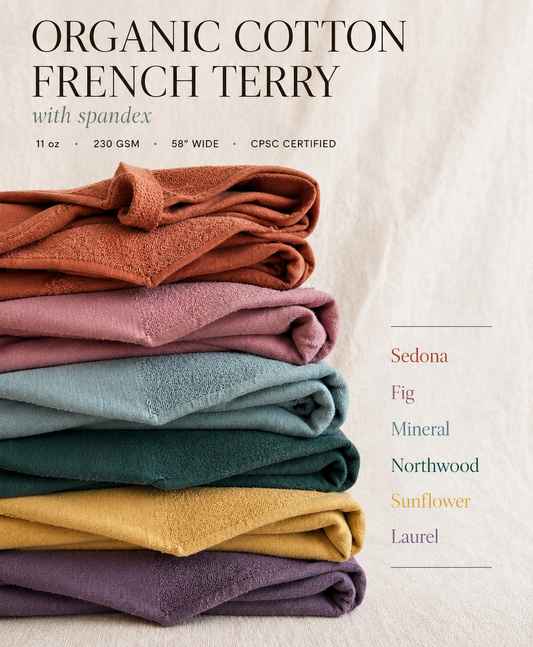 Organic Cotton/Spandex French Terry
