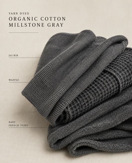 Yarn-Dyed Organic Cotton Millstone Collection