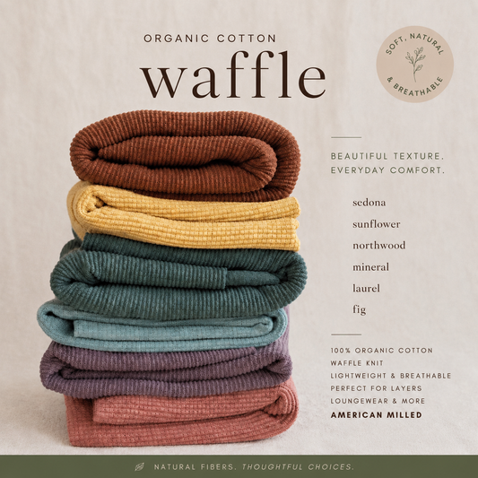 Organic Cotton Waffle Box Thermal