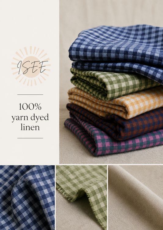 Tiny Gingham linen