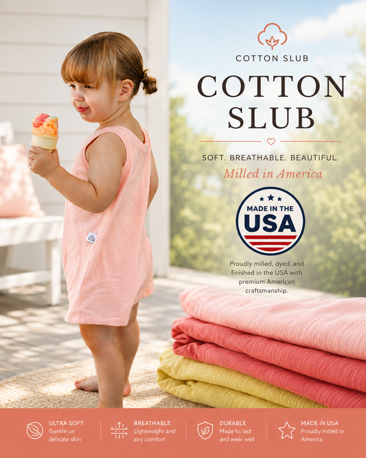 Slub Jersey 100% Cotton