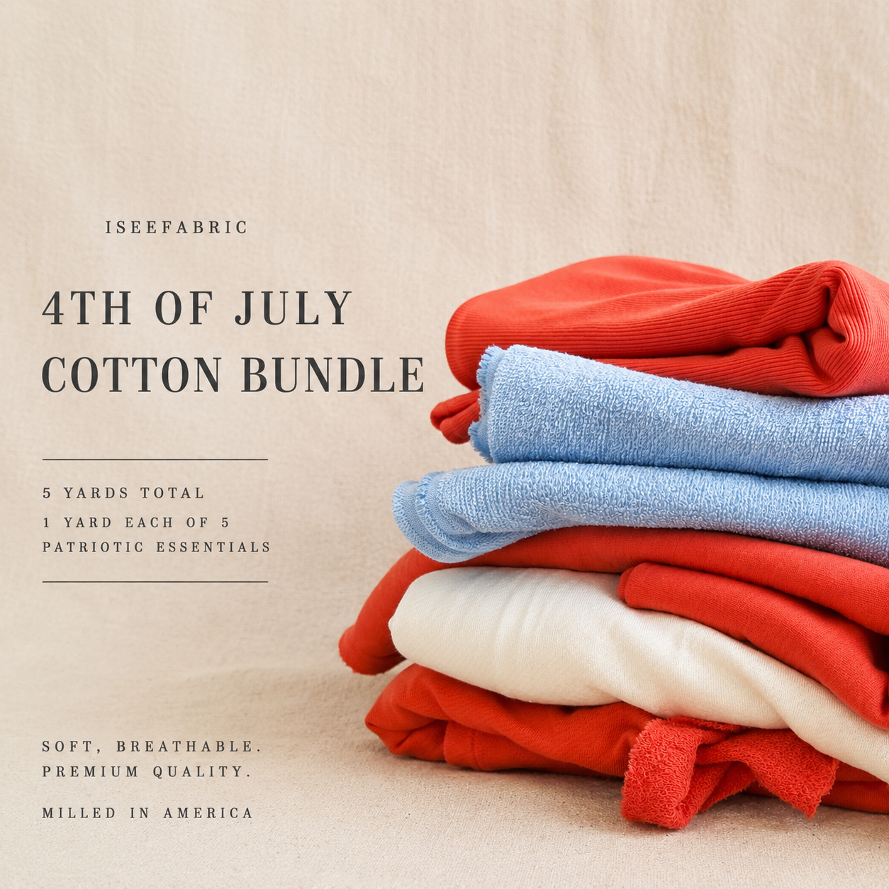 4th of July cotton bundle
