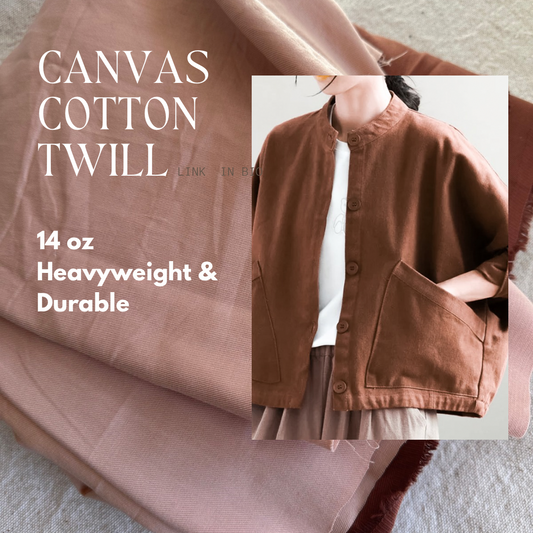 Cotton canvas twill