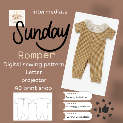 Sunday Romper Sewing pattern