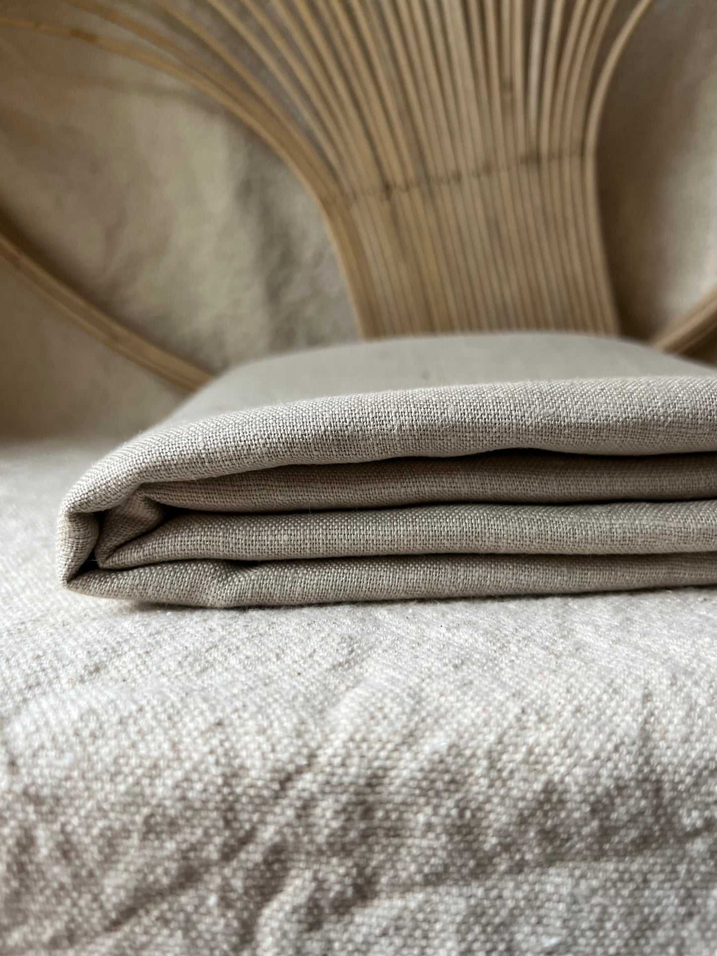 Medium Weight European Laundered Linen  (sold by the half yard)