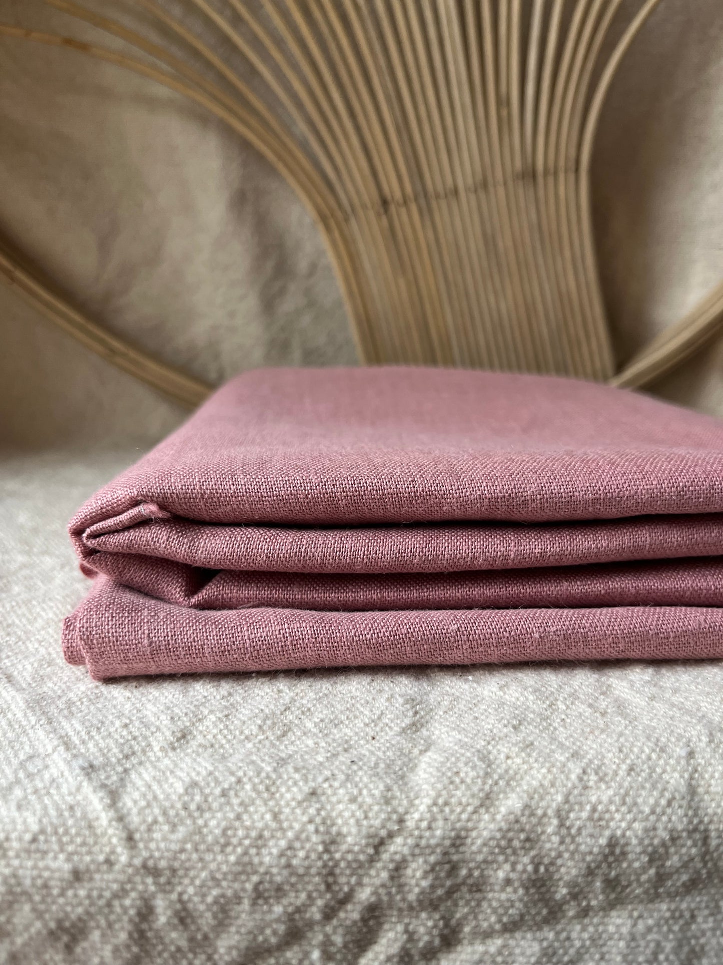 Medium Weight European Laundered Linen  (sold by the half yard)