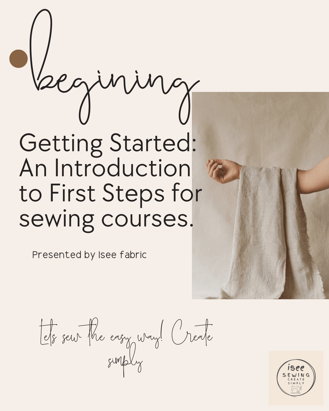 A beginners guide to successful sewing - Isee fabric