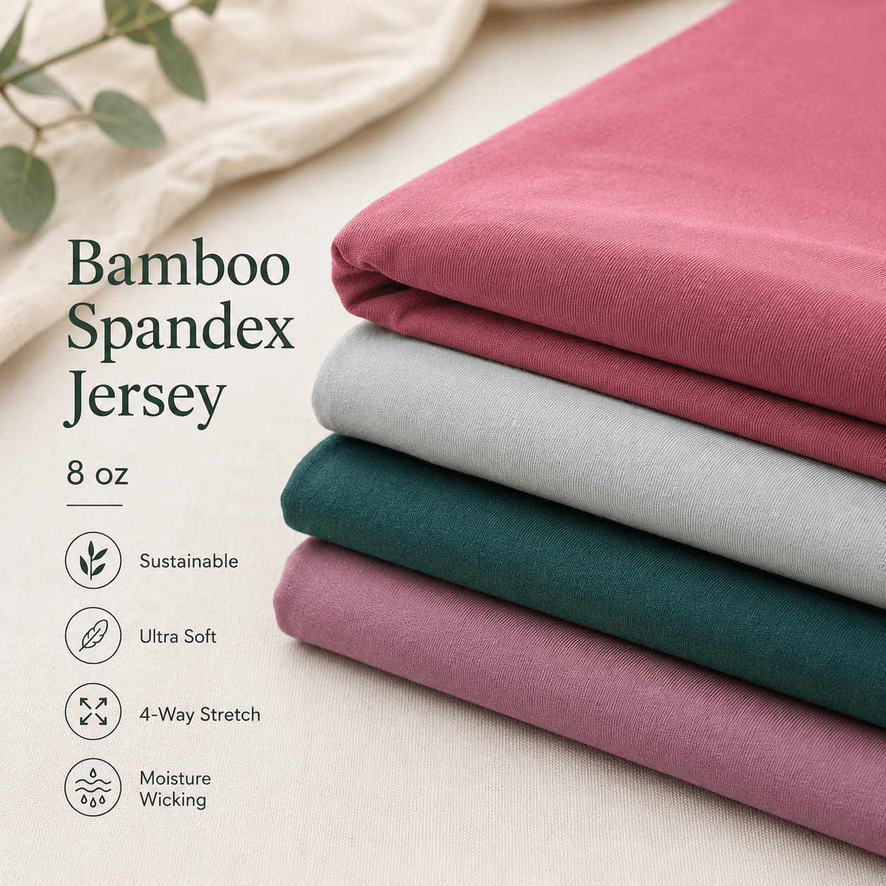 Bamboo spandex jersey - Isee fabric