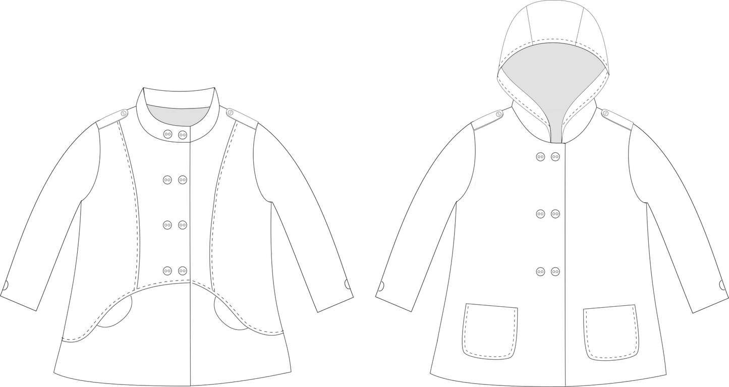 Berlin Jacket Sewing Pattern - Isee fabric