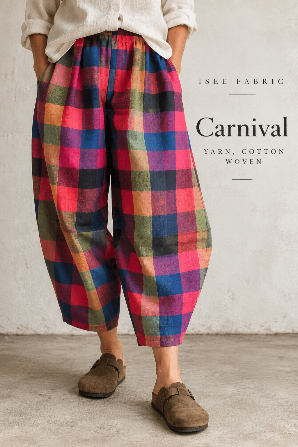 Carnival Madras – Yarn Dyed Cotton Woven - Isee fabric