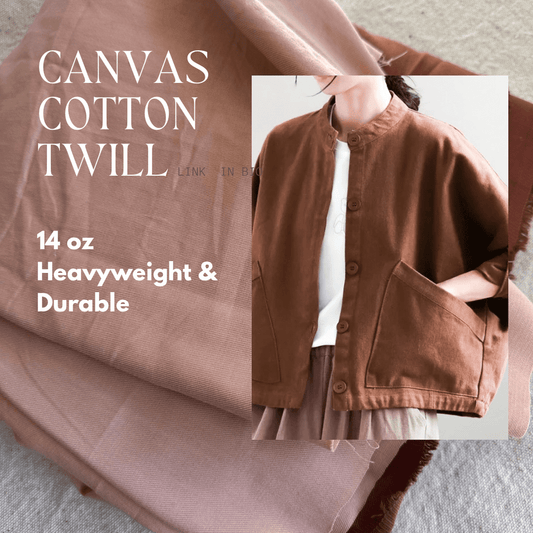 Cotton canvas twill - Isee fabric