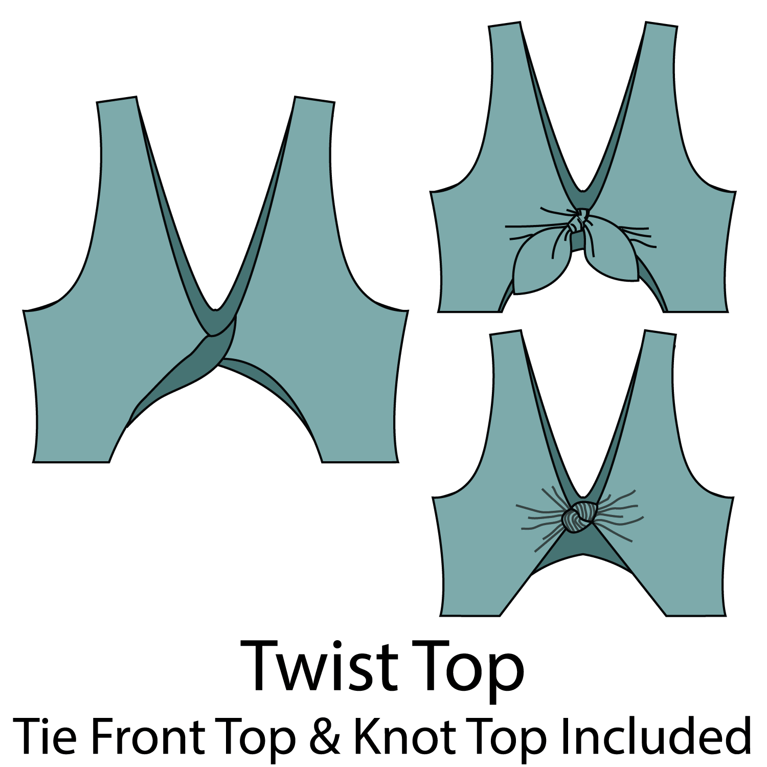 Customizable One Piece Swimsuit Sewing Pattern - Isee fabric