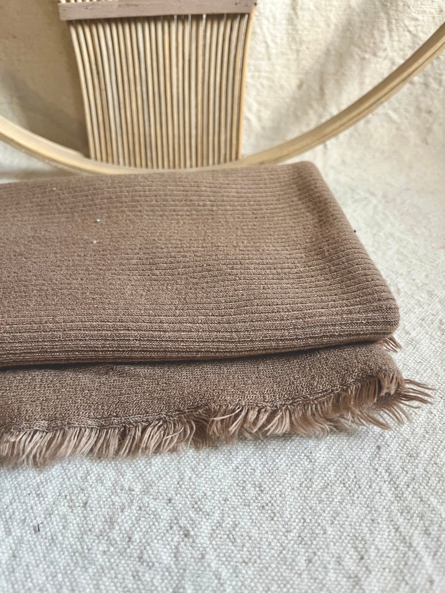 Heavy Cotton Ribbed Sweater Knit - Isee fabric
