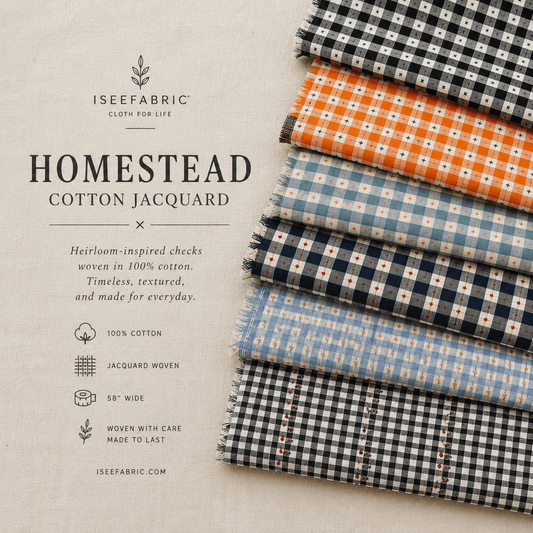 Homestead Cotton Jacquard - Isee fabric