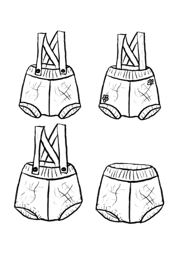 Joss Suspender Bloomers Sewing Pattern