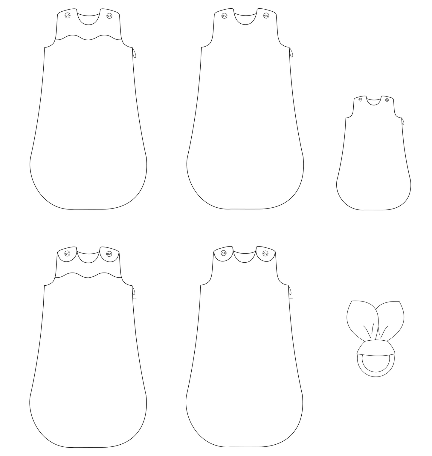 Lua Sleep Sack Sewing Pattern - Isee fabric