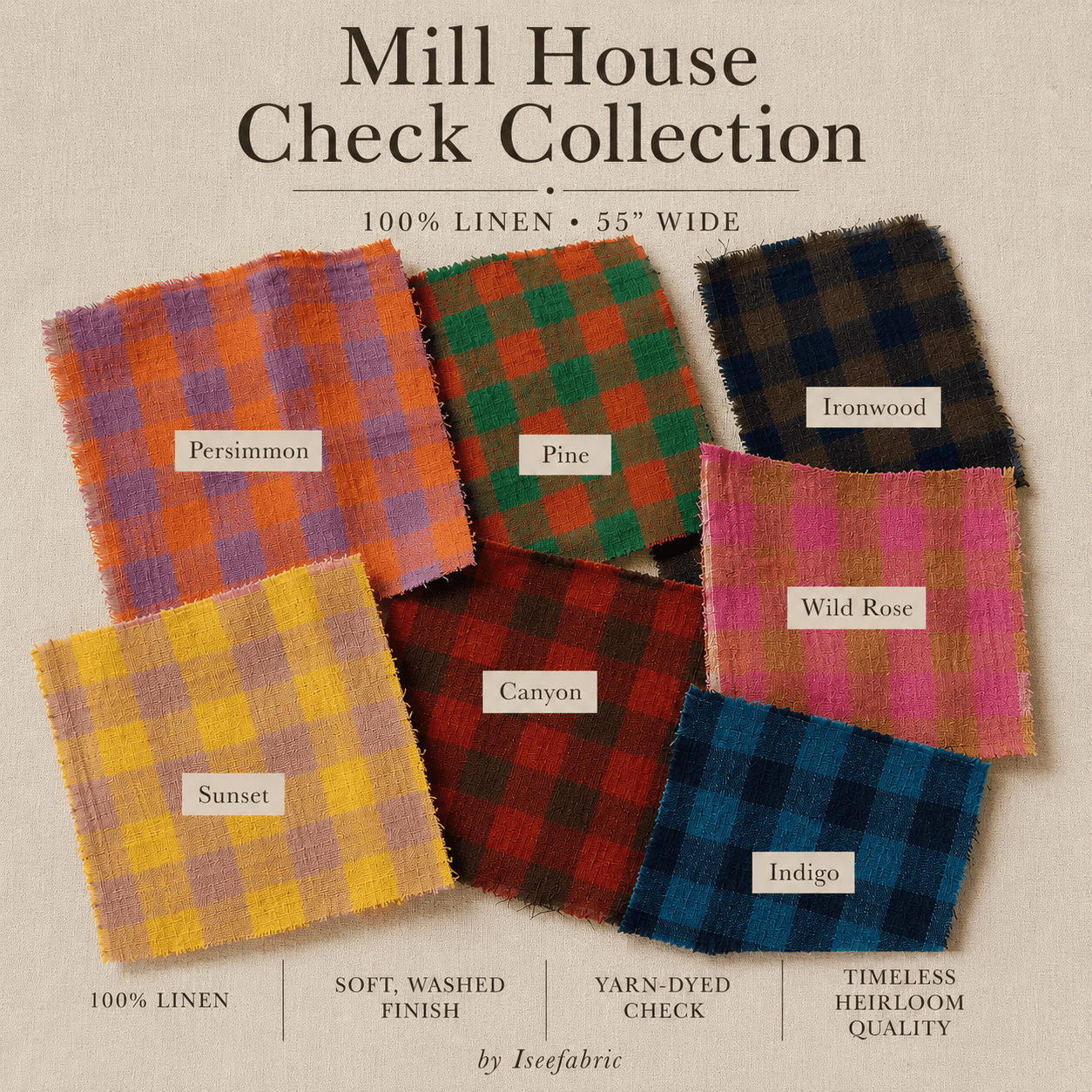 Mill House Check Collection - Isee fabric