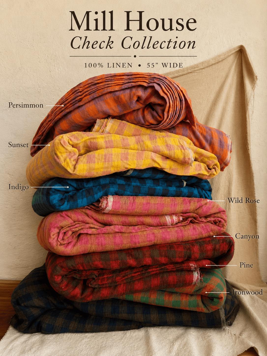 Mill House Check Collection - Isee fabric