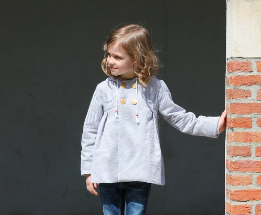 Moiano Coat Sewing Pattern - Isee fabric