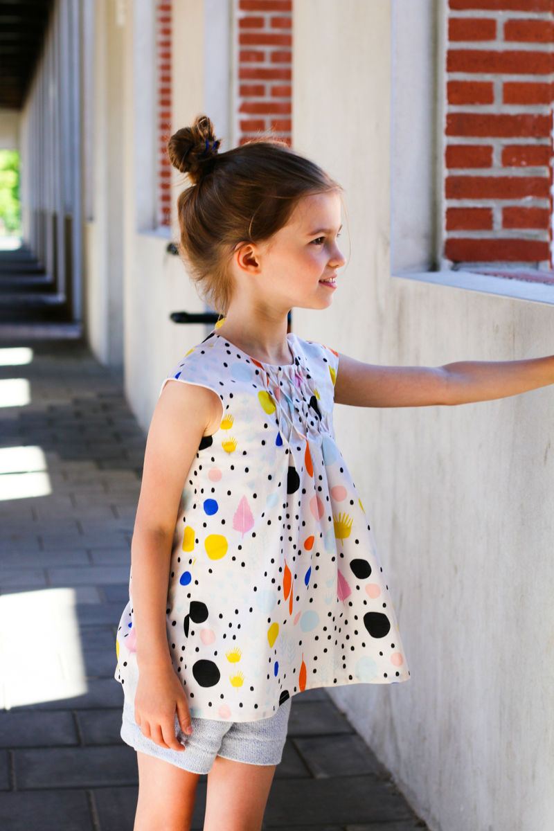 Nova Dress and Blouse Sewing Pattern - Isee fabric