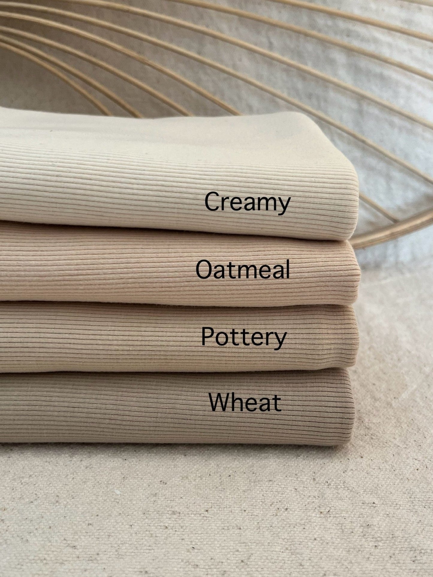Organic Cotton 2x1 rib knit - Isee fabric