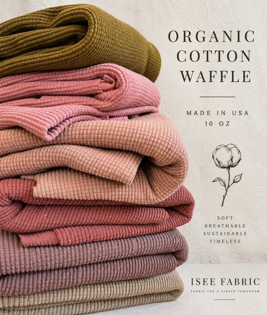 Organic Cotton Waffle Box Thermal - Isee fabric