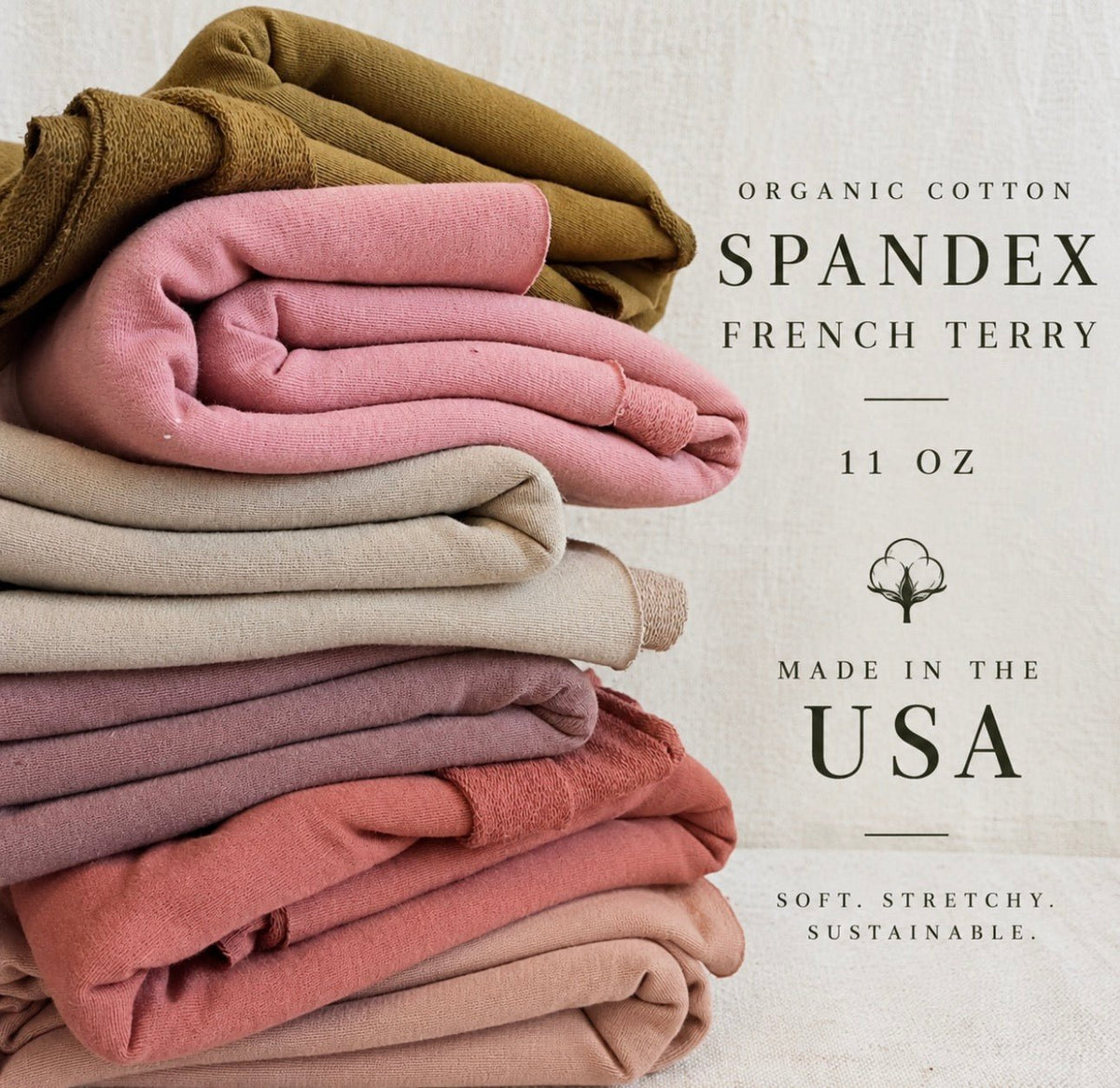 Organic Cotton/Spandex French Terry - Isee fabric