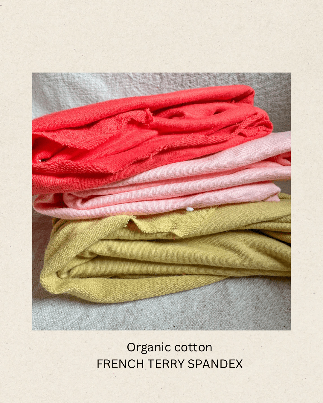 Organic Cotton/Spandex French Terry - Isee fabric