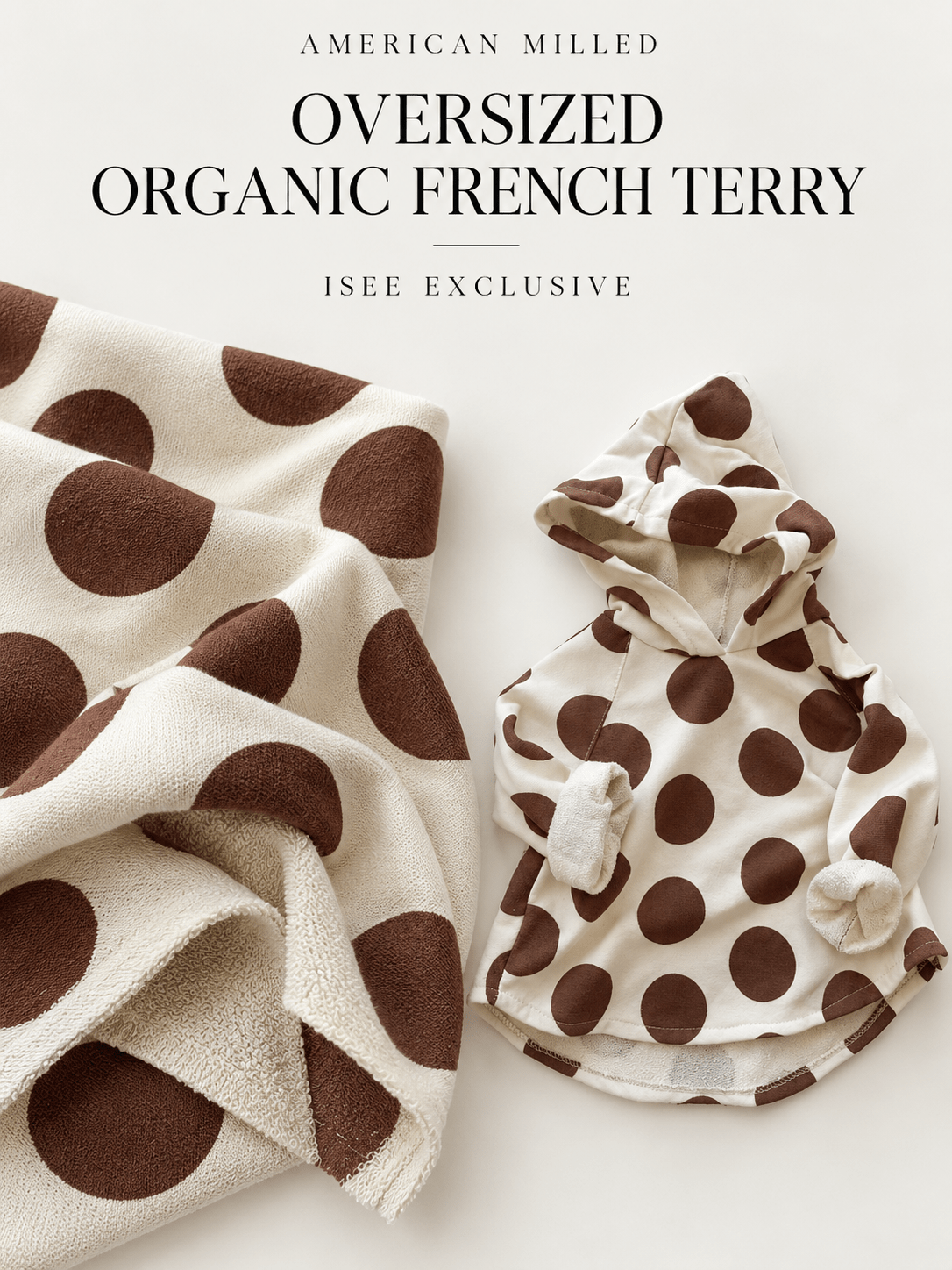 OVERSIZED COCOA DOTS exclusively for isee - Isee fabric