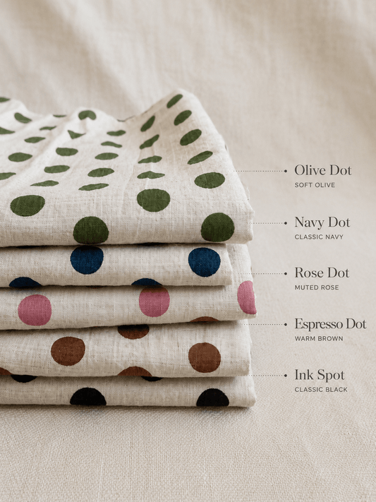 Rayon Cotton Dot Collection - Isee fabric