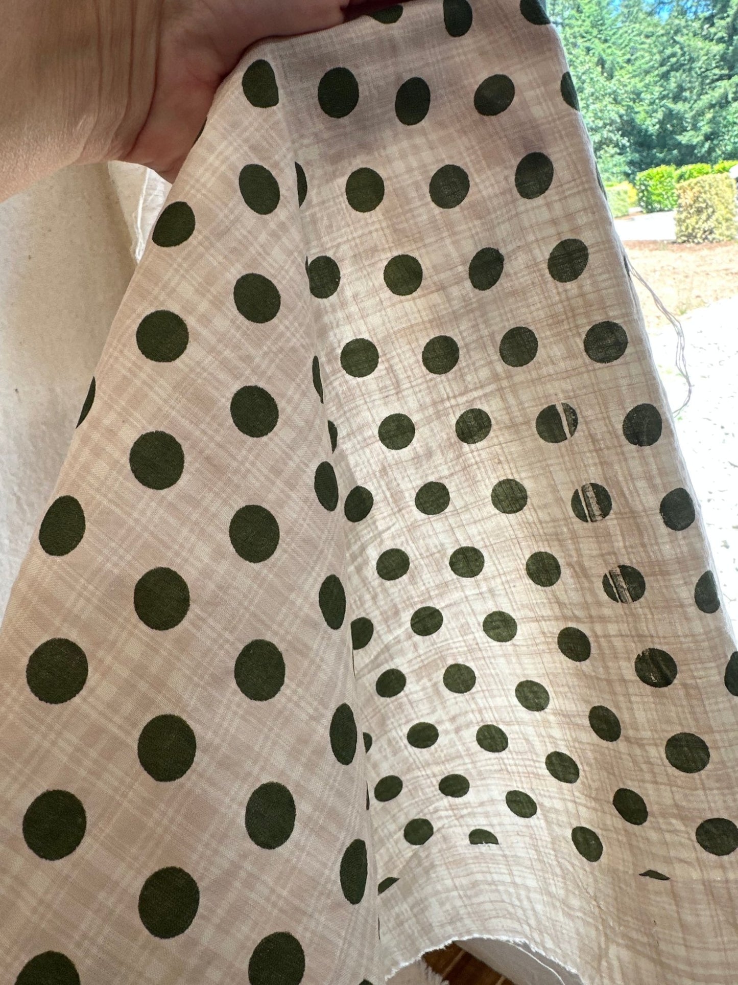 Rayon Cotton Dot Collection - Isee fabric