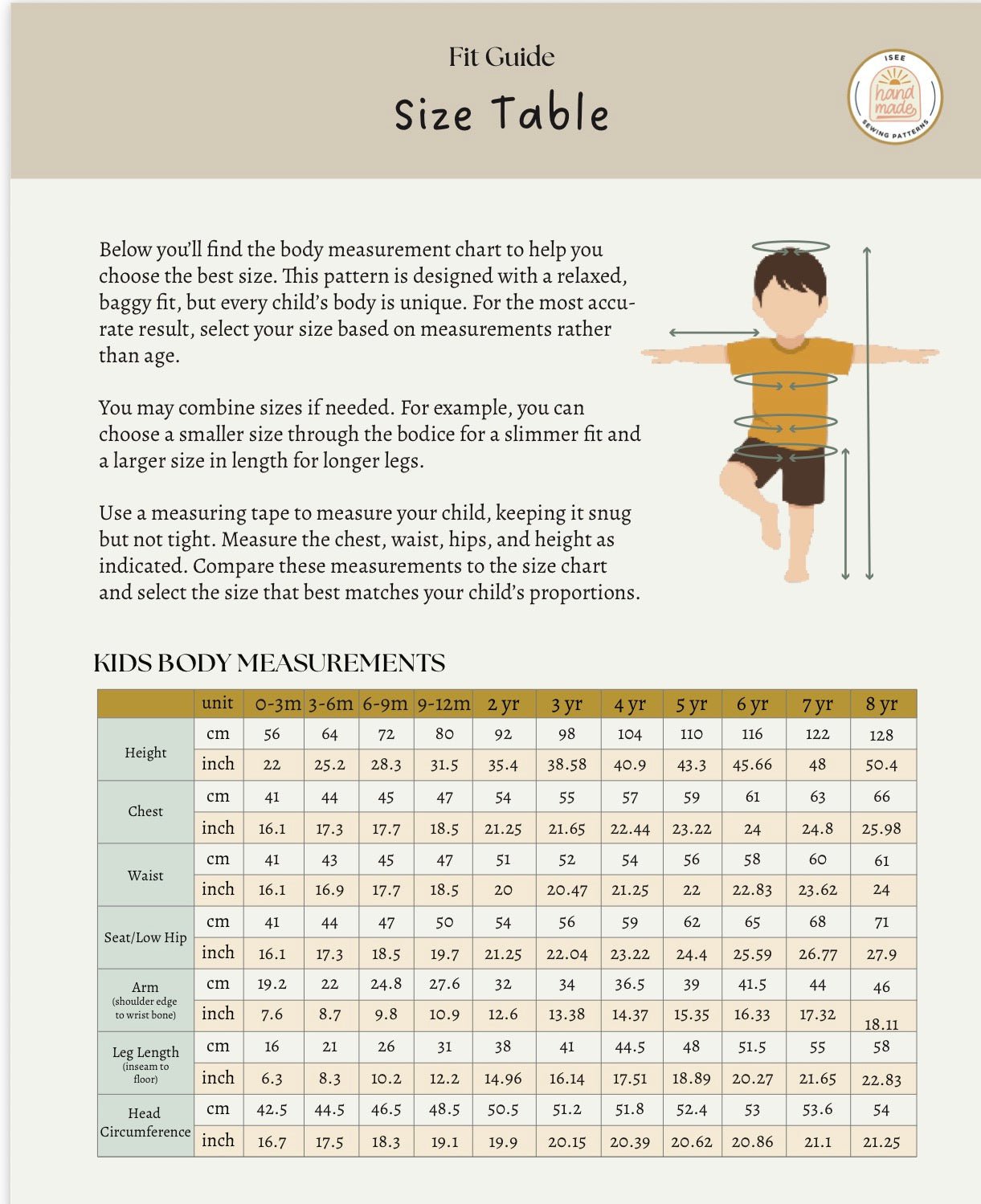 School Day Jumper – Digital Sewing Pattern (Sizes 3 Months–8 Years) - Isee fabric