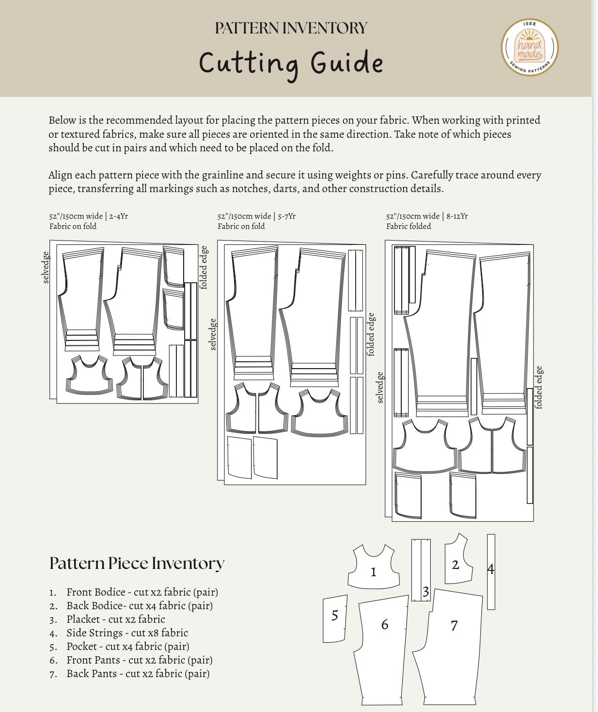 School Day Jumper – Digital Sewing Pattern (Sizes 3 Months–8 Years) - Isee fabric