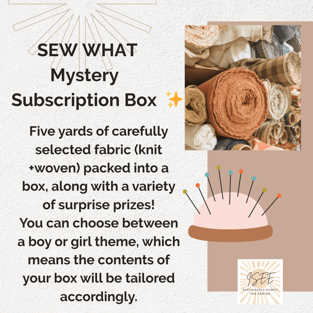 Sew What Box Premium MYSTERY FABRICS - Isee fabric