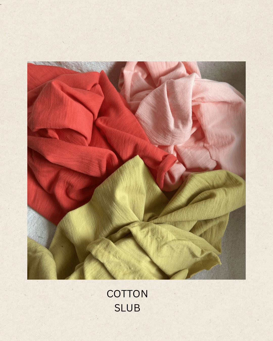 Slub Jersey 100% Cotton - Isee fabric