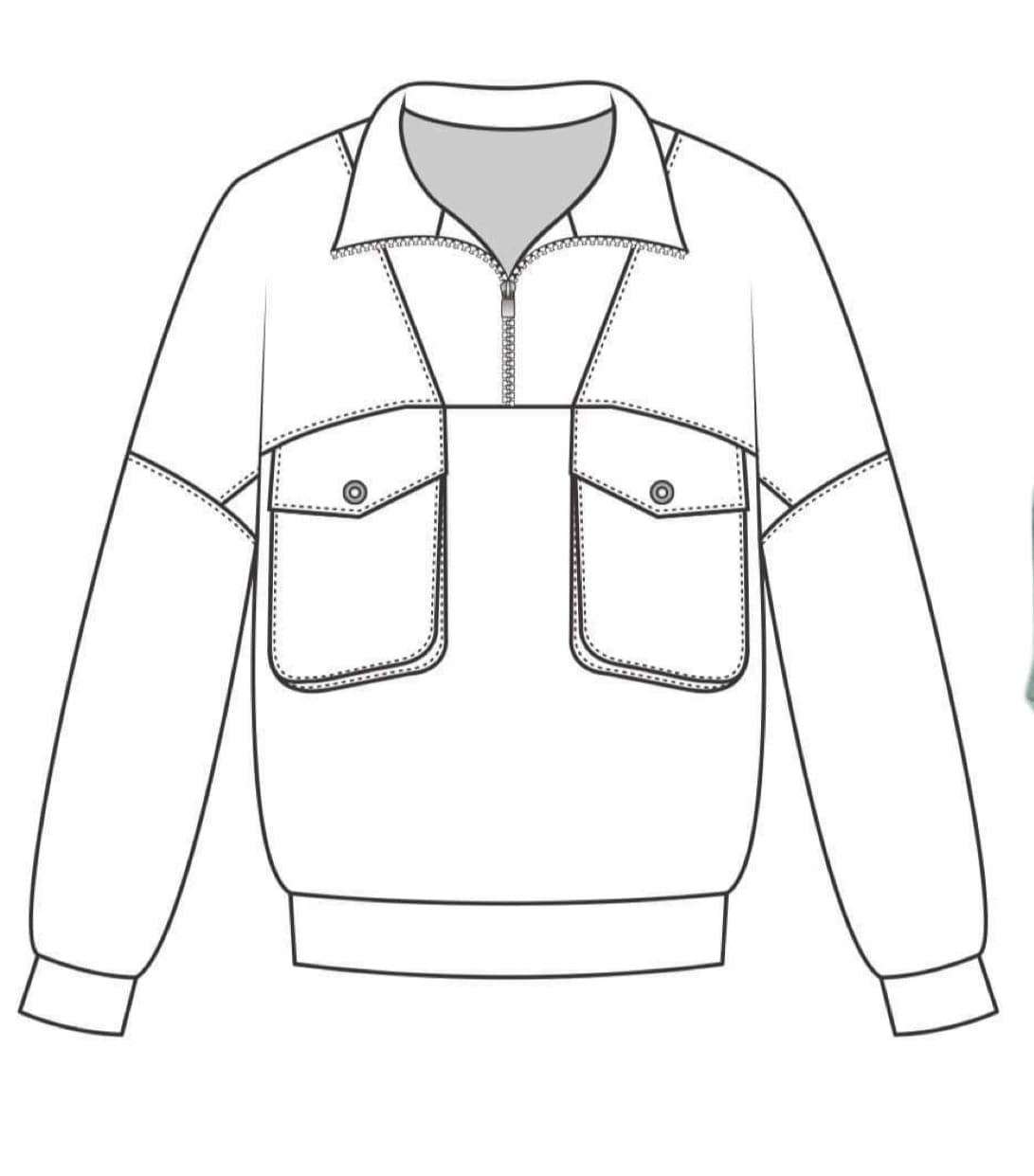 The Juju Sweater Sewing Pattern - Isee fabric
