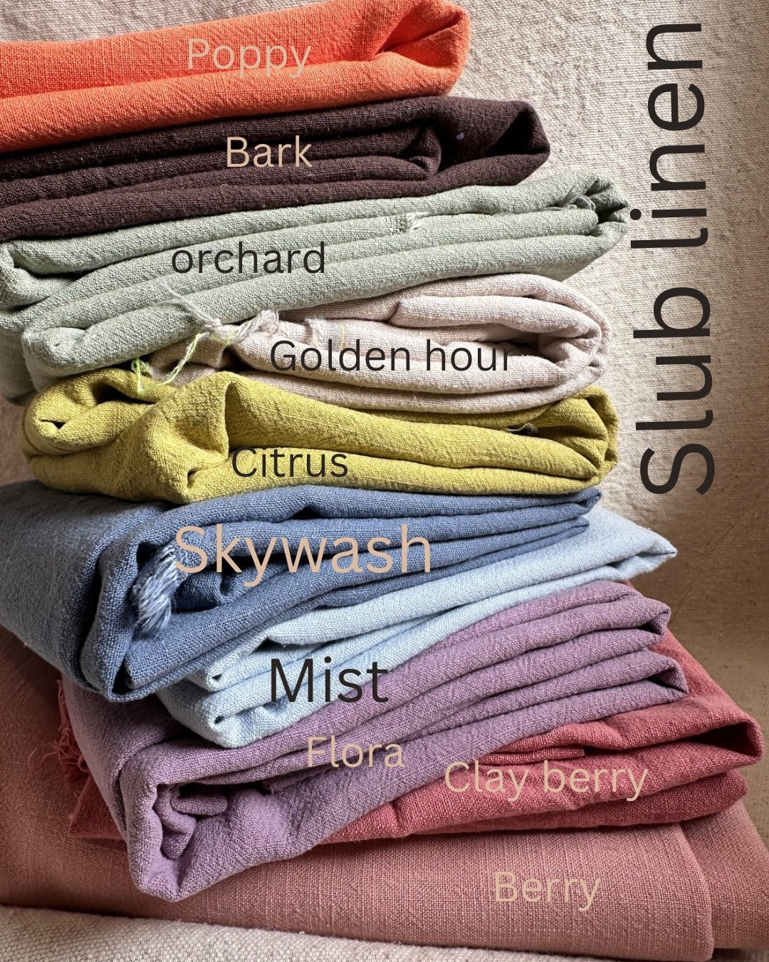 Washed Slub Linen - Isee fabric