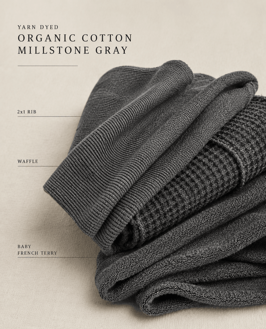 Yarn-Dyed Organic Cotton Millstone Collection - Isee fabric