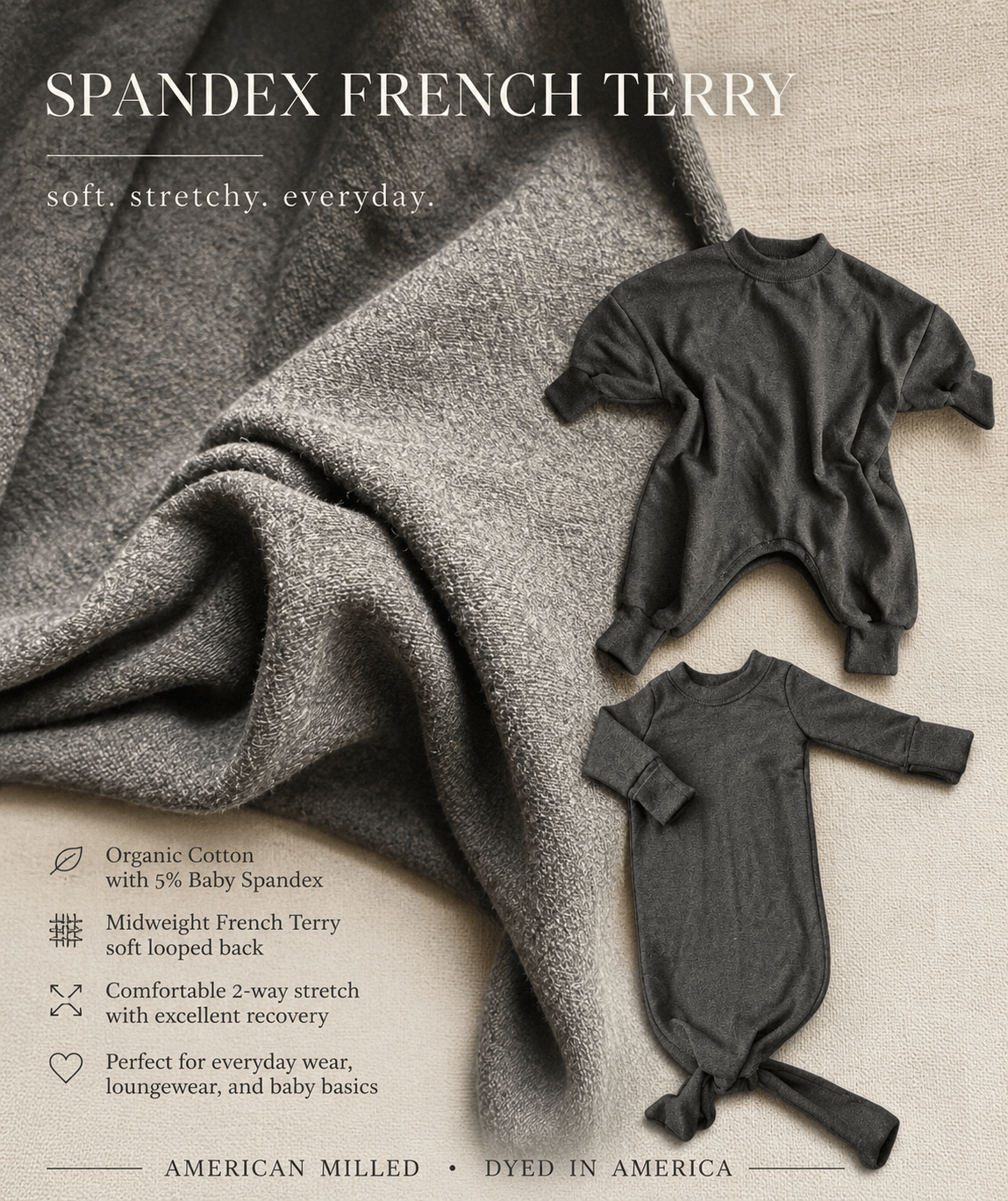 Yarn-Dyed Organic Cotton Millstone Collection - Isee fabric